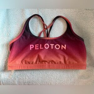 Peloton Gradient Pink and Black Racerback Bra